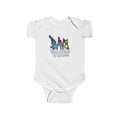 BAVE Graffiti Script Infant Bodysuit | Colorful Street Art Baby Onesie