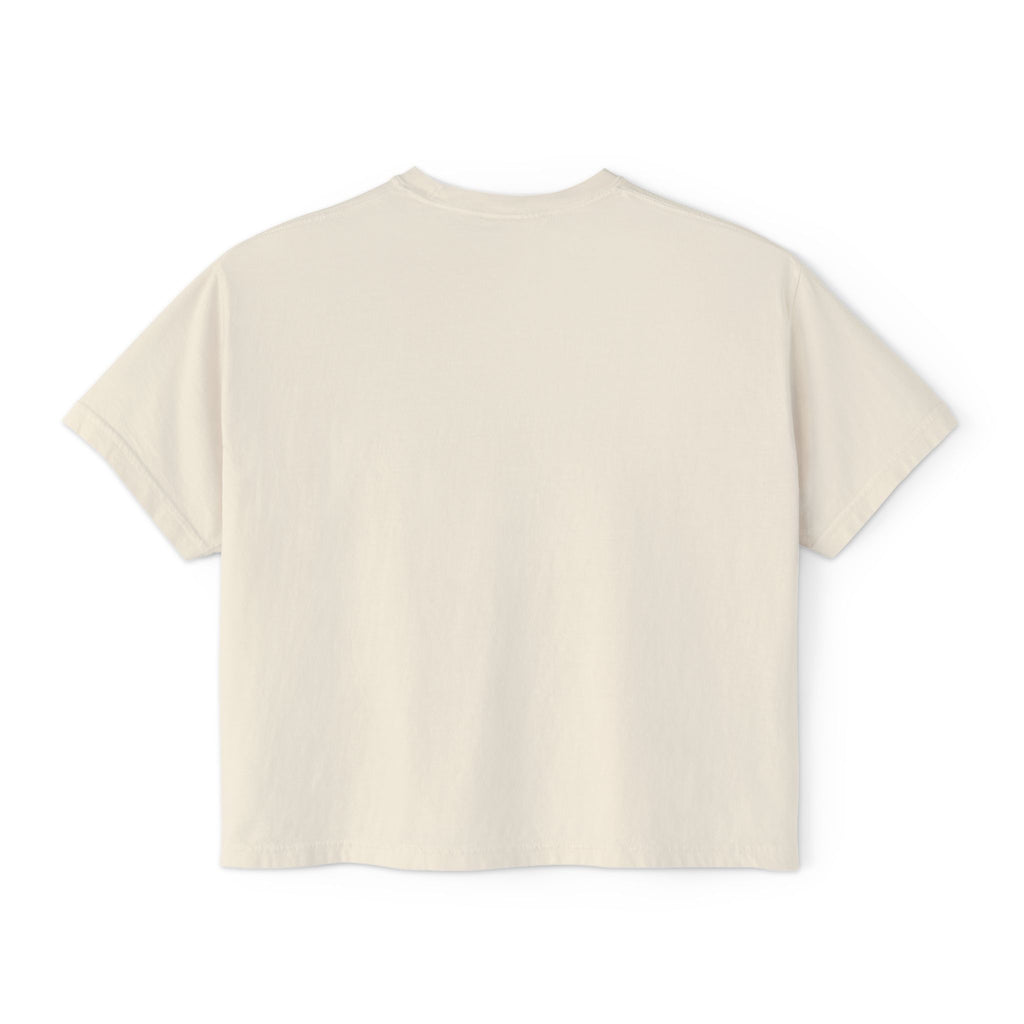 Women's Boxy Tee — "Black Americans vs Everybody" Graphic Crop T-Shirt