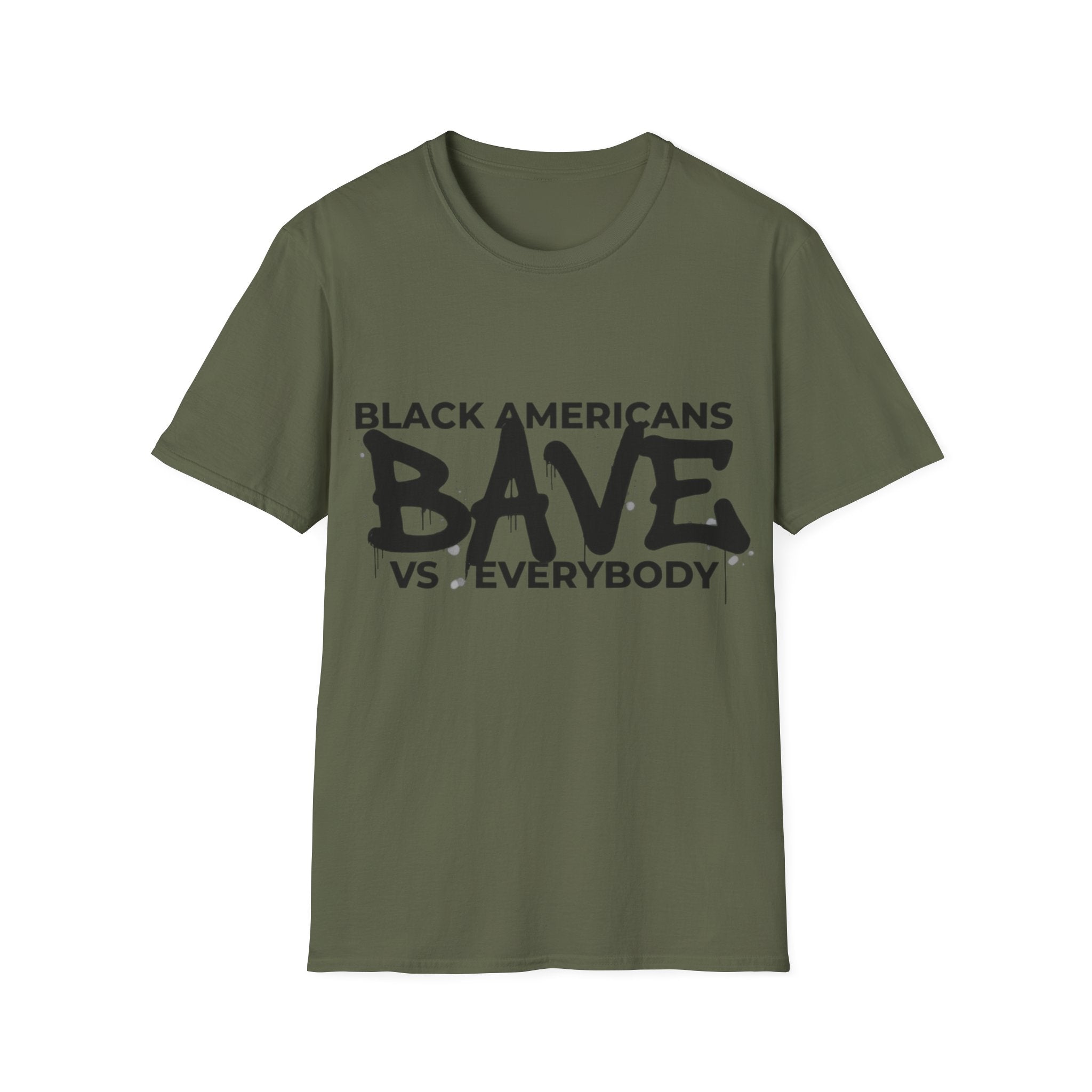 Black Americans vs Everybody BAVE T-Shirt | Black Culture Statement Tee