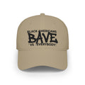 BAVE "Black Americans Vs Everybody" Low Profile Baseball Cap — Red Empowerment Hat