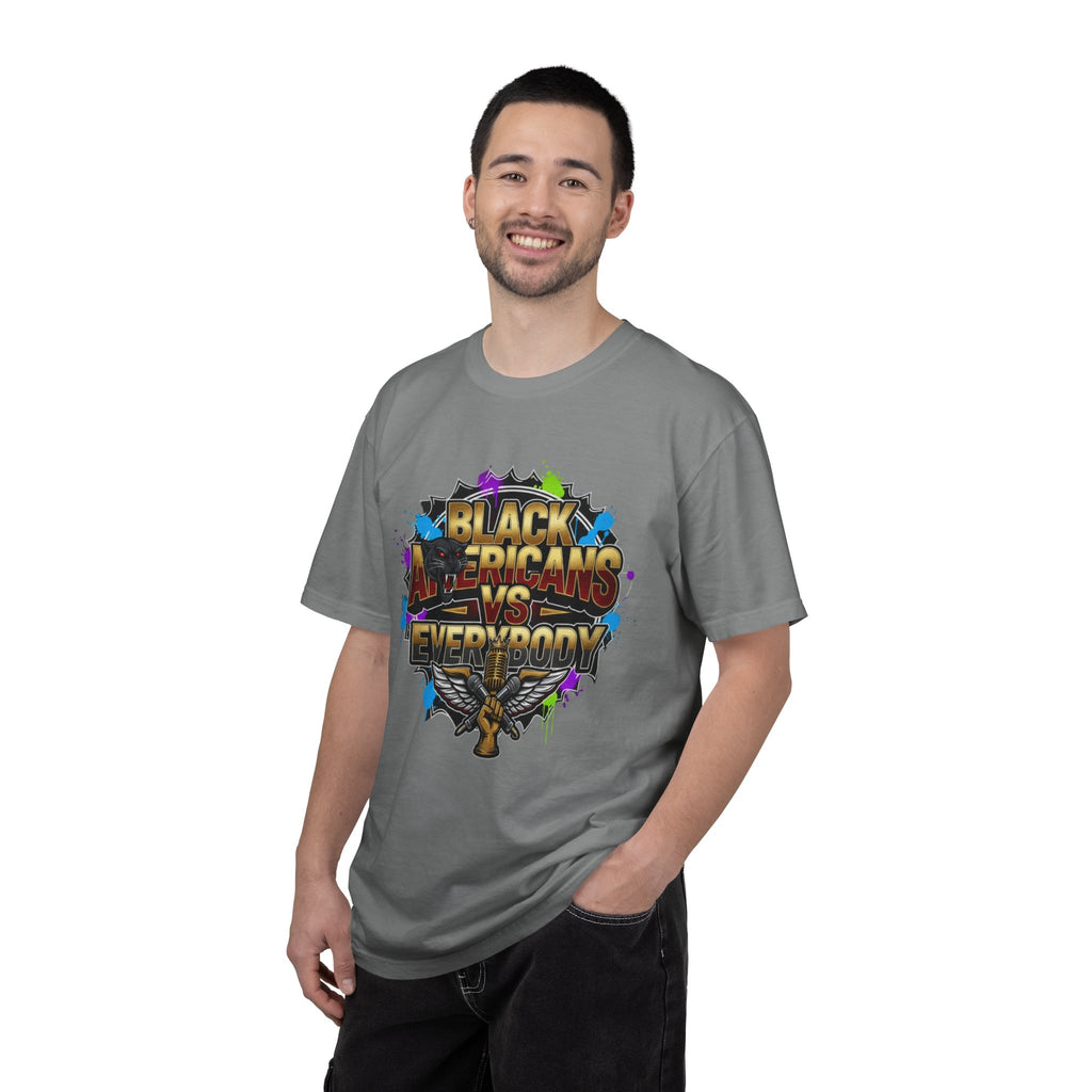 Black Americans vs Everybody T-shirt | Bold Graphic Statement Tee