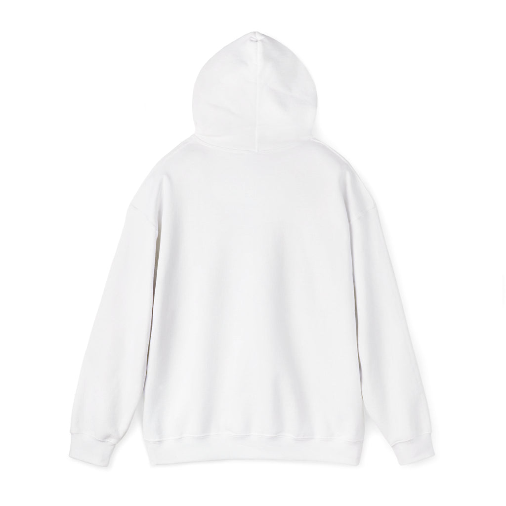 BAVE "Black Americans vs Everybody" gold logo Hoodie | White pullover sweatshirt