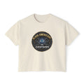 Women's Boxy Tee — "Black Americans vs Everybody" Graphic Crop T-Shirt
