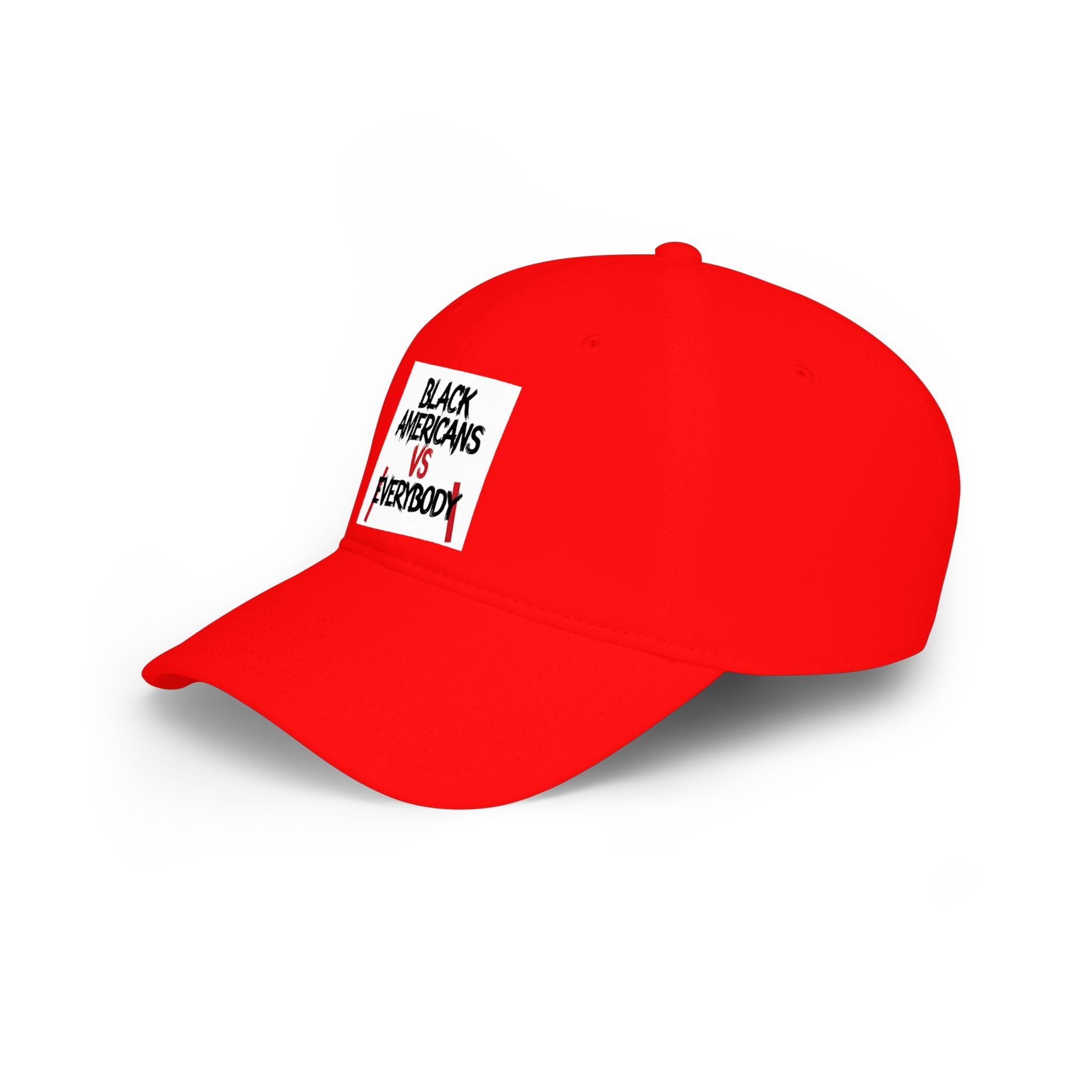 Black Americans vs Everybody Baseball Cap | Statement Embroidered Hat