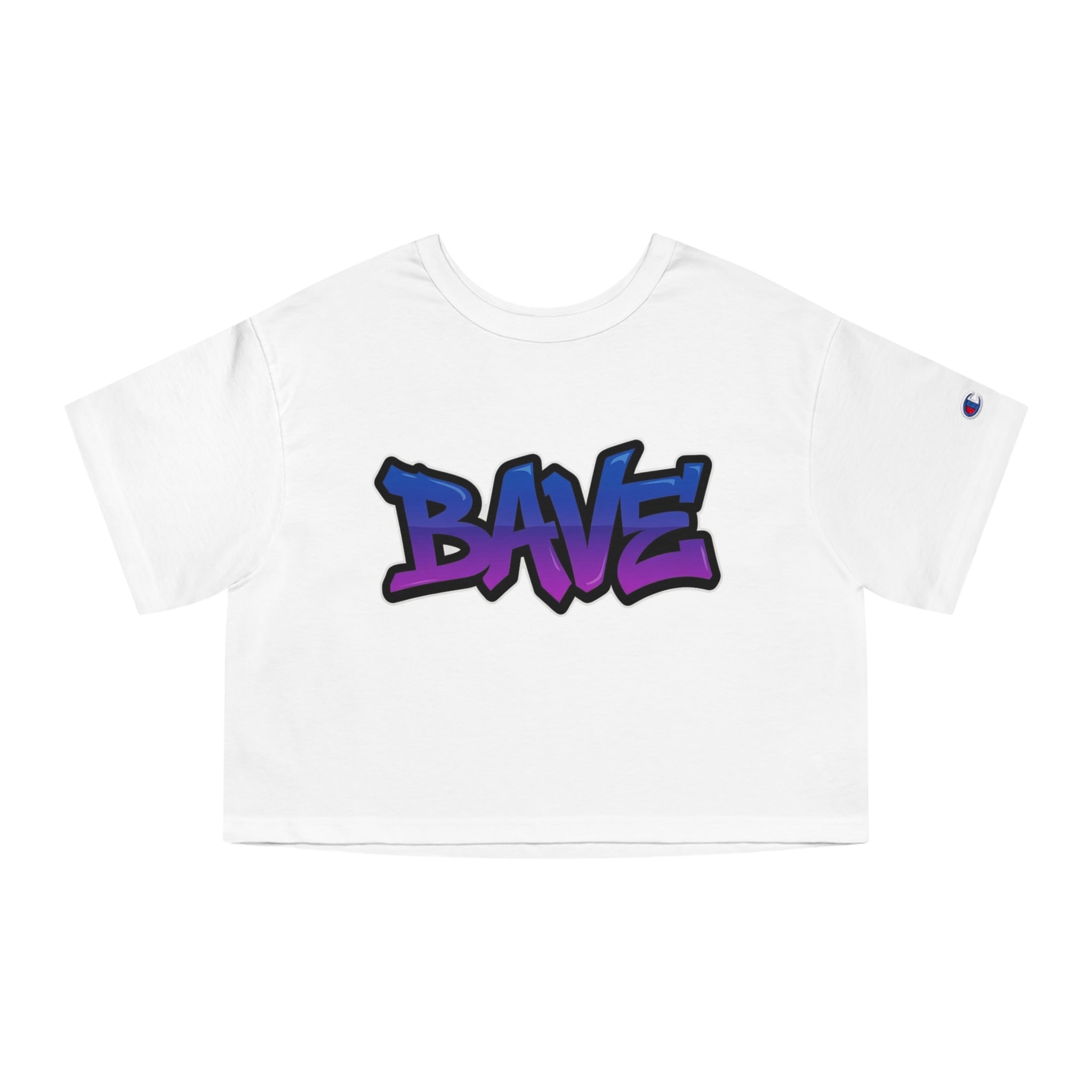 Bave Black Americans vs Everybody Graffiti Design Cropped T-Shirt | Black Americans vs Everybody