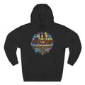 Black Americns vs Everybody Hoodie | Urban Graffiti Logo, Bold Text