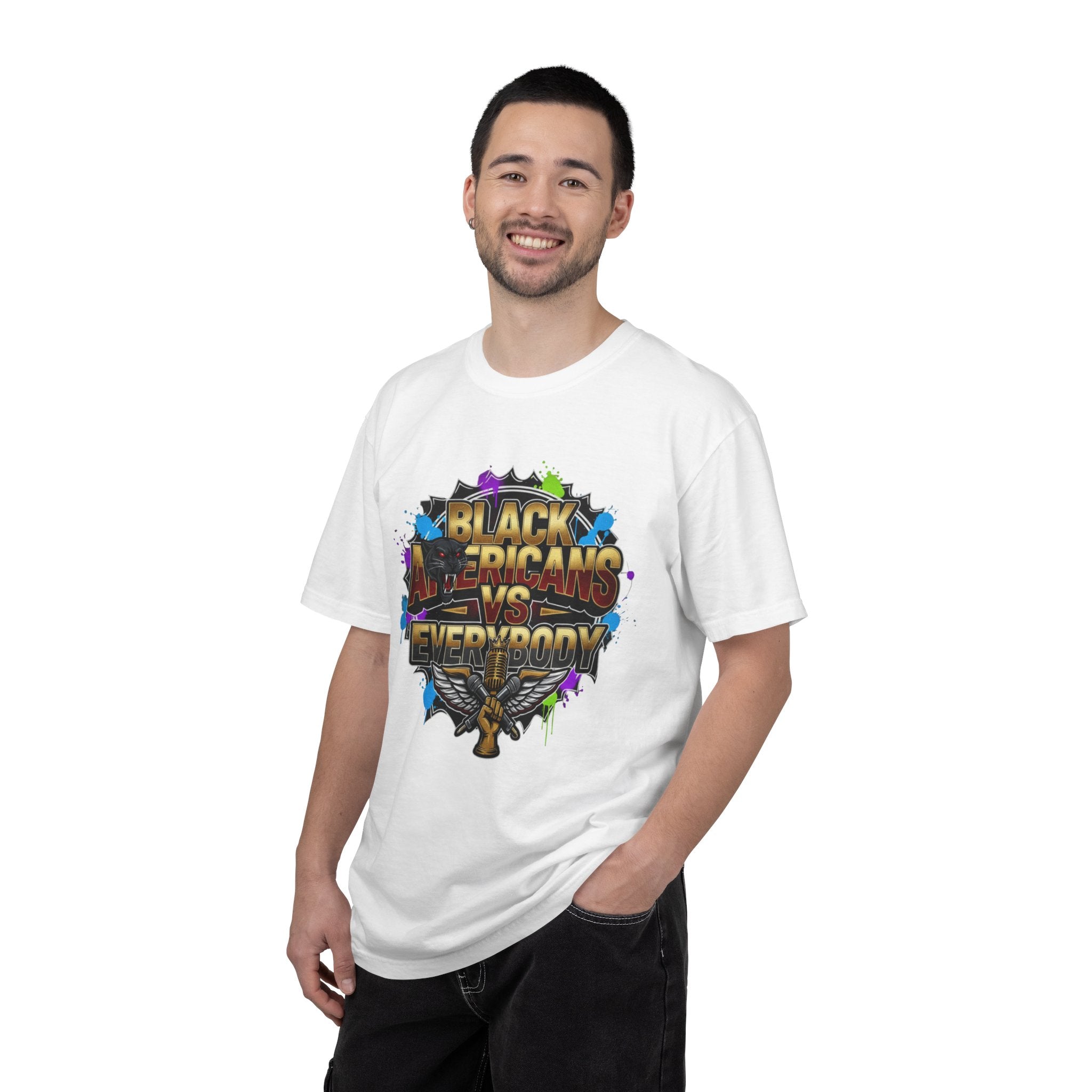 Black Americans vs Everybody T-shirt | Bold Graphic Statement Tee