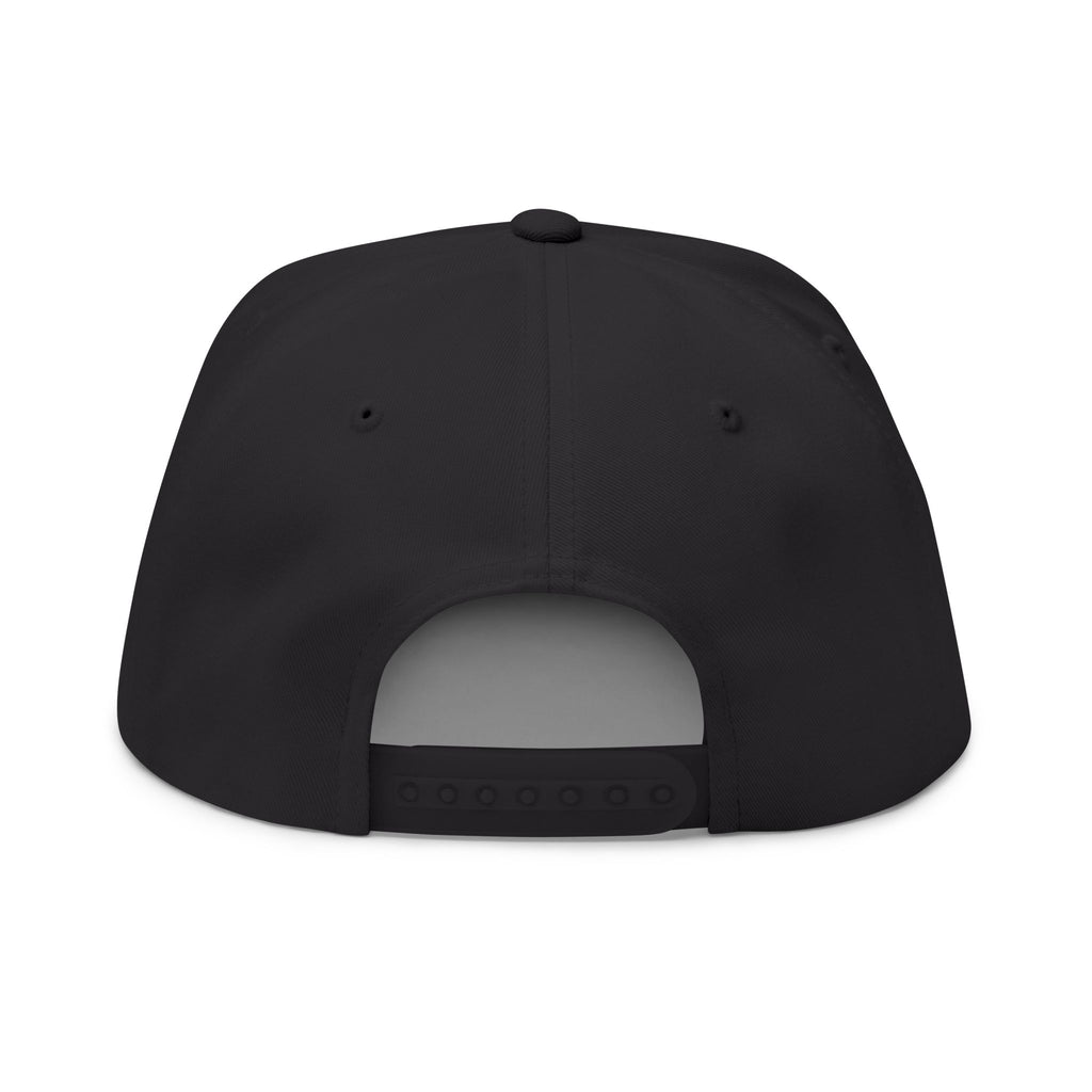 Embroidered Gold Eye of Ra Flat Bill Cap — 'Black Americans Versus Everyscent'