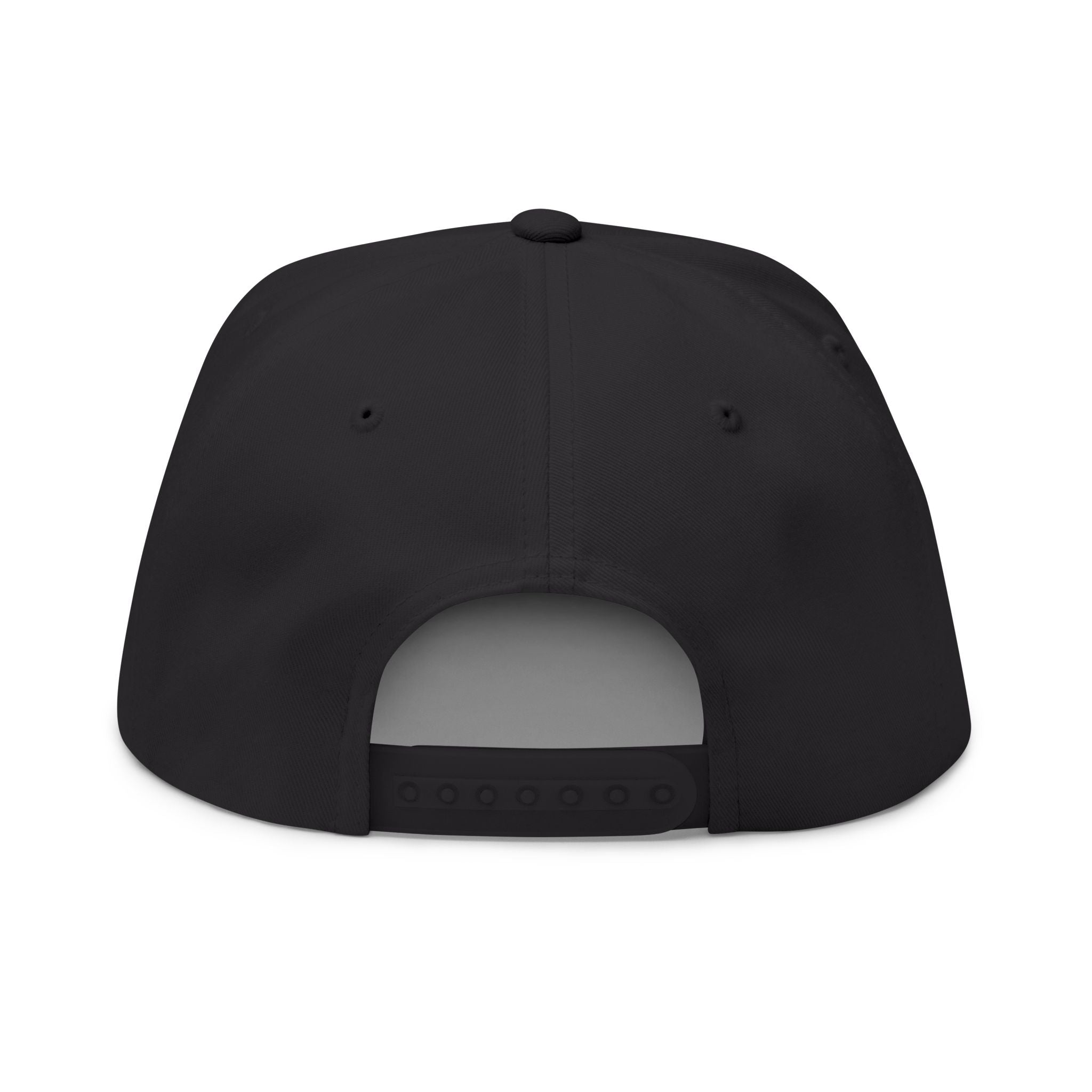 Embroidered Gold Eye of Ra Flat Bill Cap — 'Black Americans Versus Everyscent'