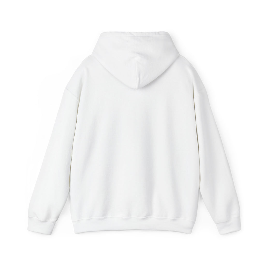 BAVE "Black Americans vs Everybody" gold logo Hoodie | White pullover sweatshirt