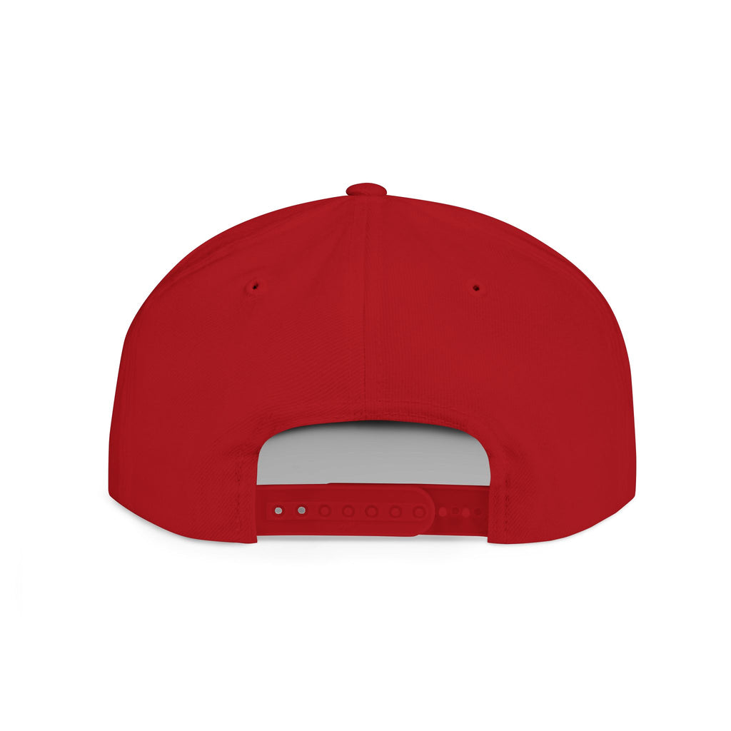 BAVE embroidered yellow paint stroke Flat Bill Snapback | logo cap