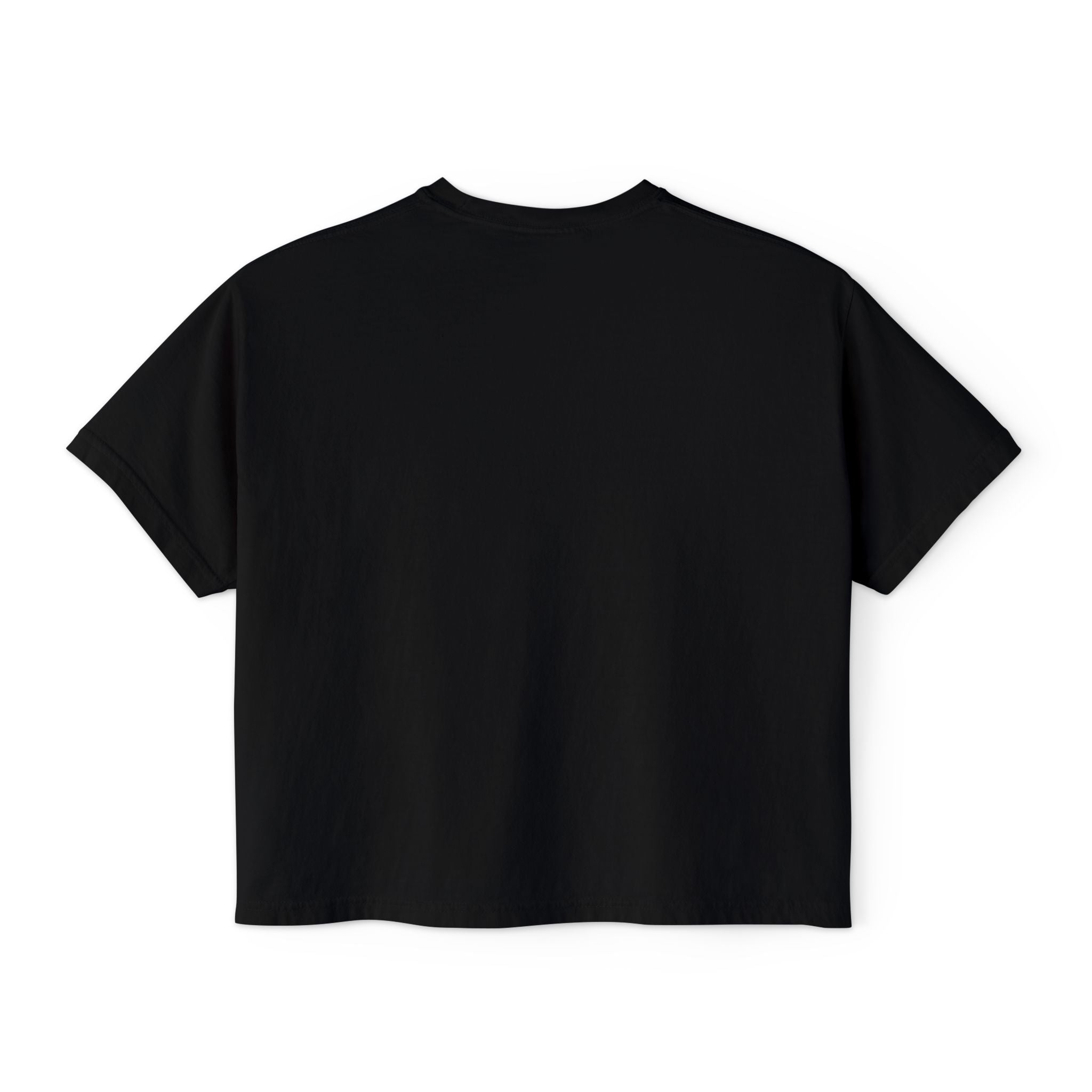 Women's Boxy Tee — "Black Americans vs Everybody" Graphic Crop T-Shirt