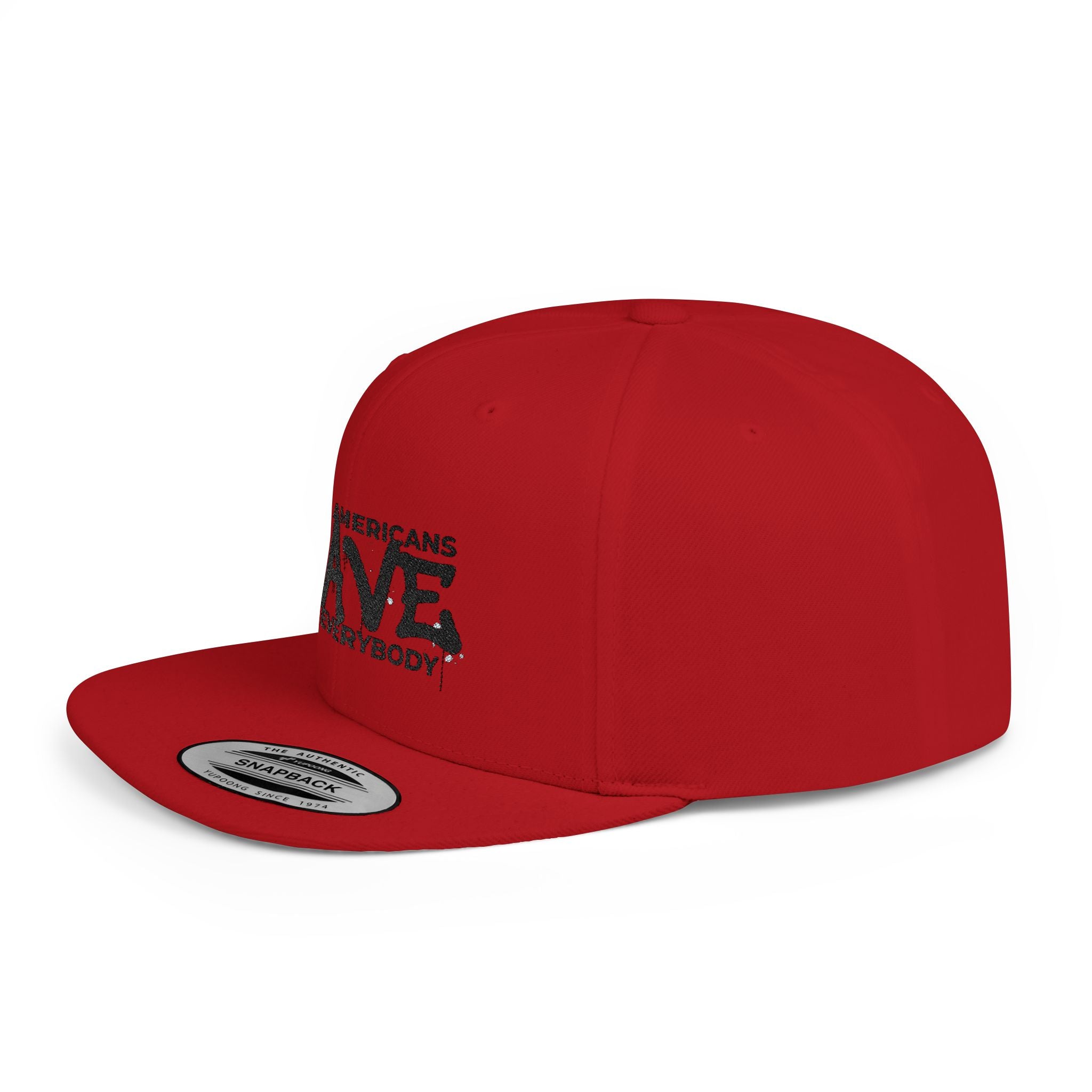 Snapback Hat — "Black Americans BAVE vs Everybody" Flat Bill Cap