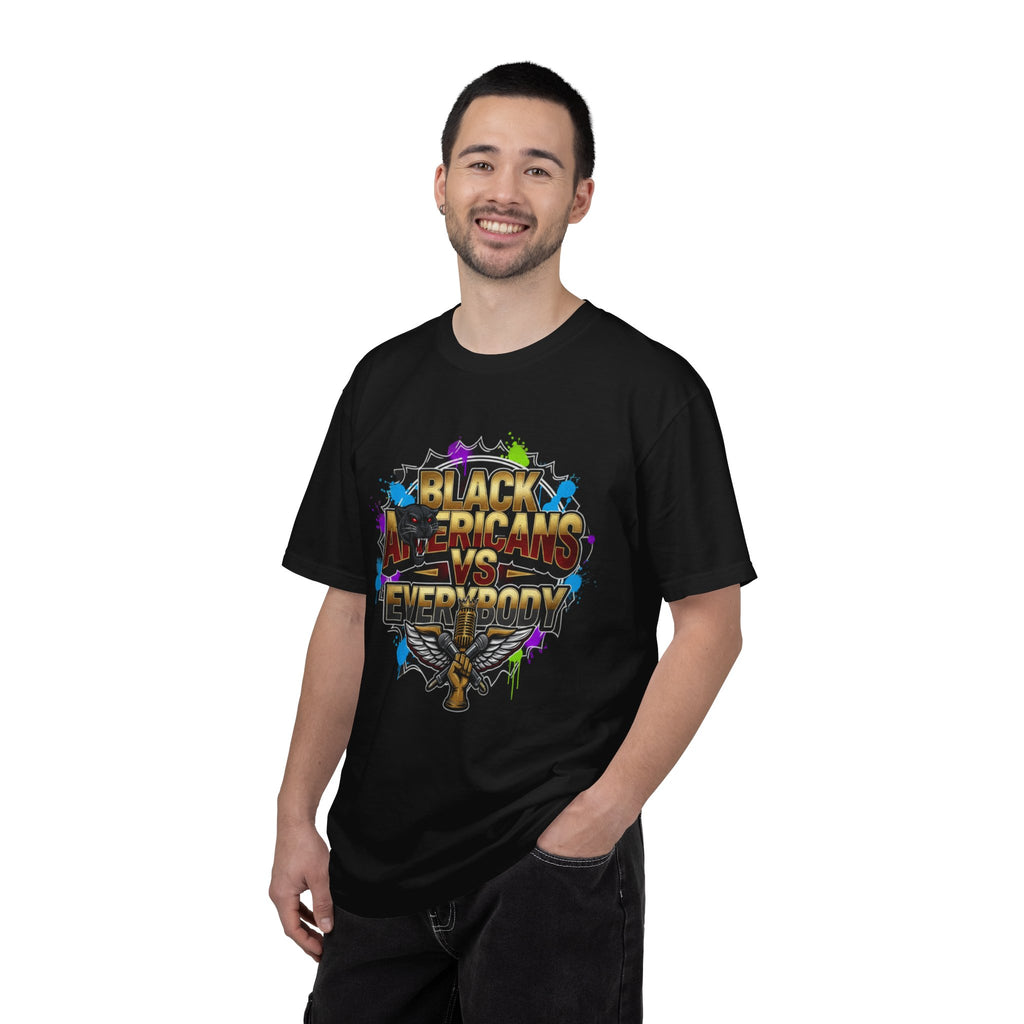 Black Americans vs Everybody T-shirt | Bold Graphic Statement Tee