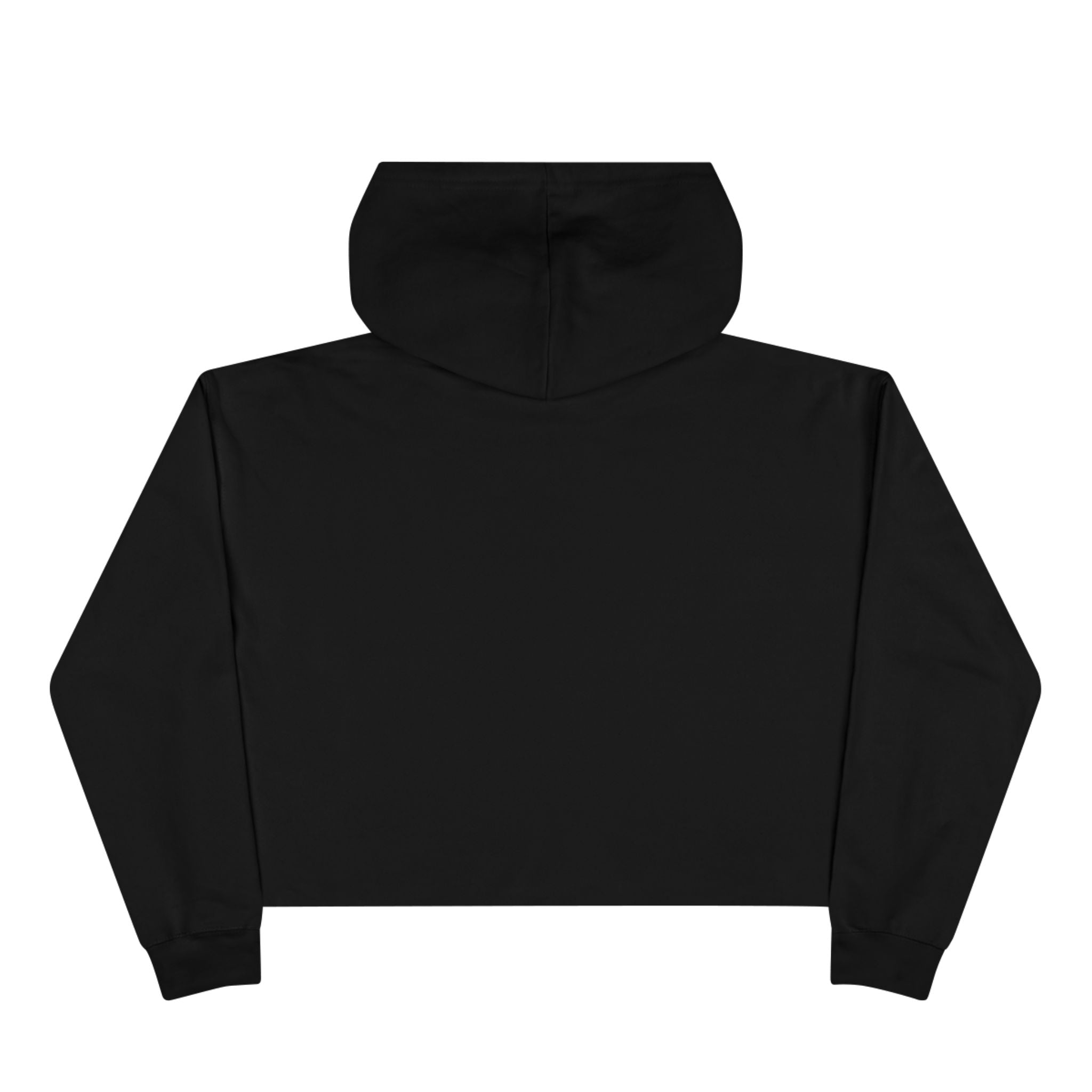 BAVE logo gold script Crop Hoodie | minimalist streetwear, white