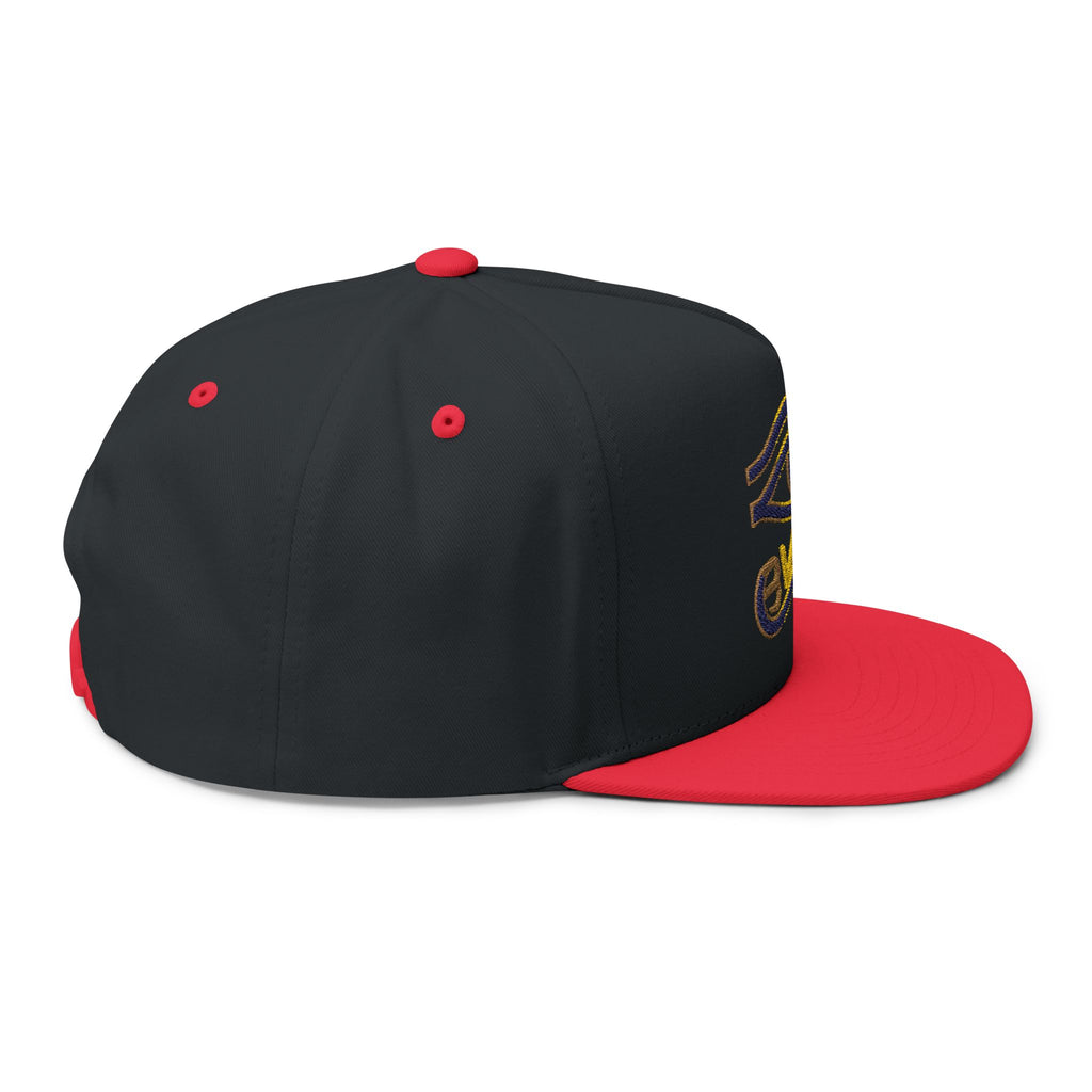 BAVE Eye of Horus Embroidered Flat Bill Cap — Ancient Egyptian Symbol Snapback