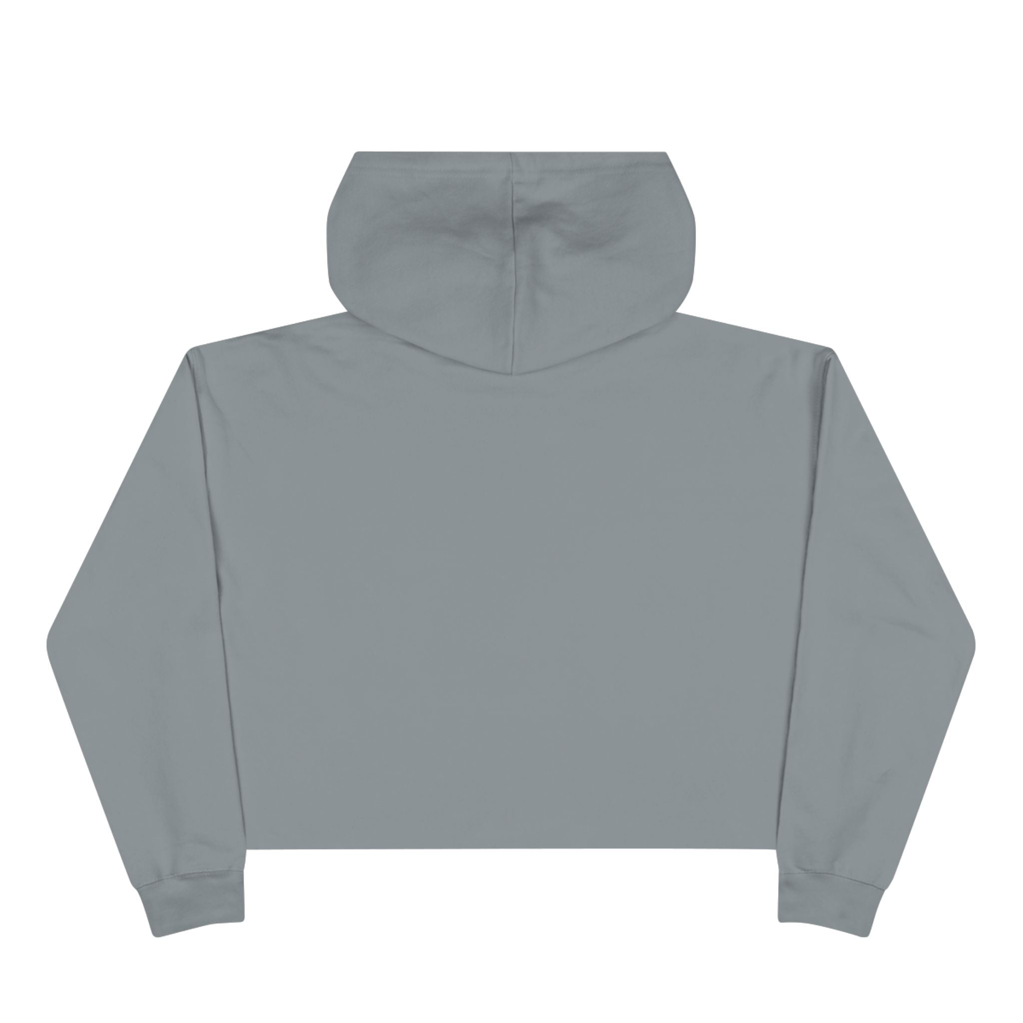 BAVE logo gold script Crop Hoodie | minimalist streetwear, white