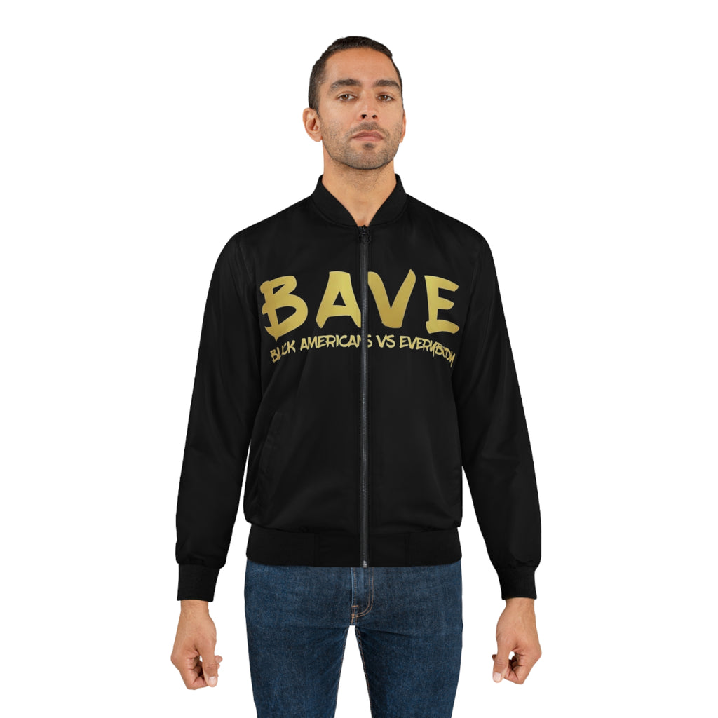 Black Americans Vs Everybody raised fist bomber jacket | Bomber Jacket