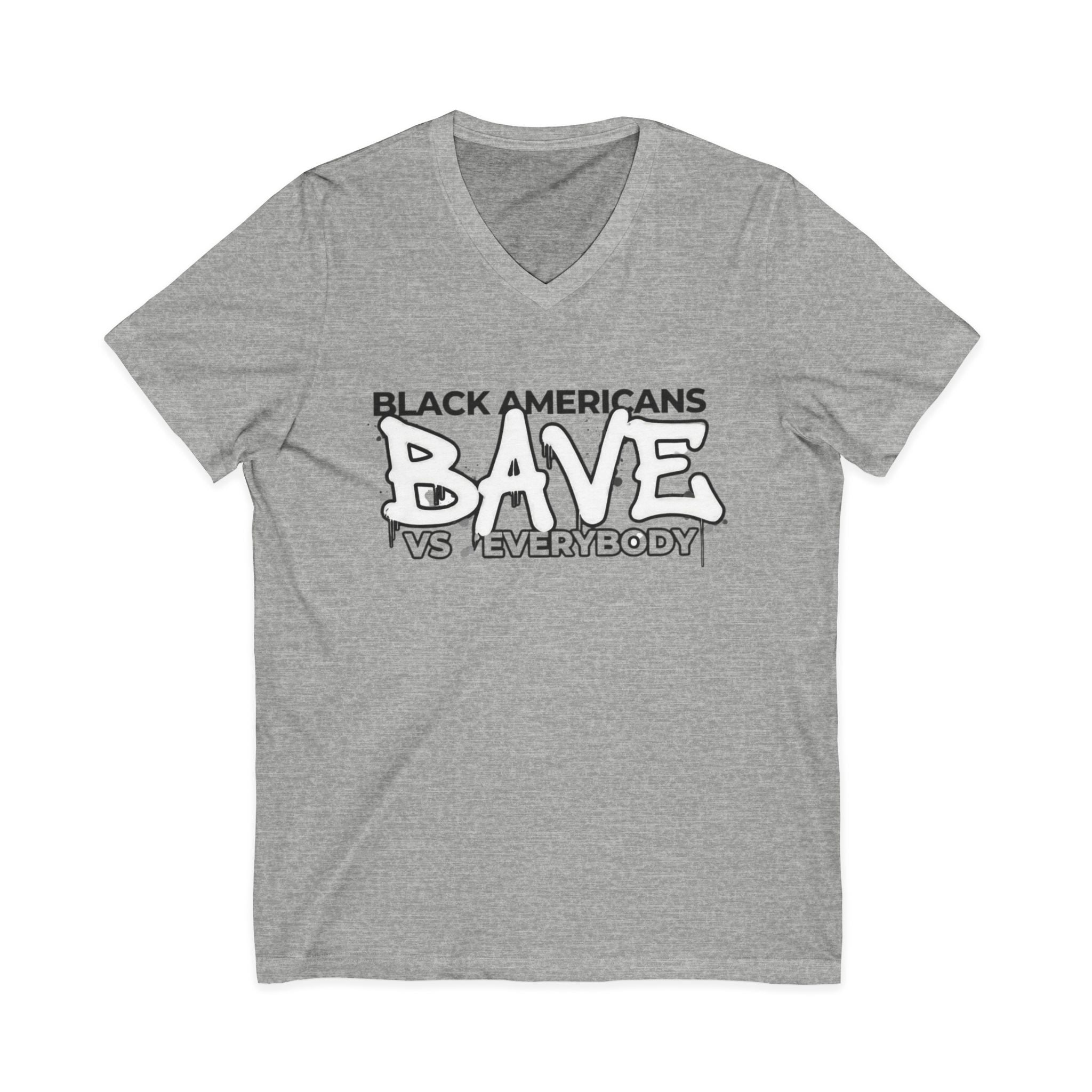 BAVE Black Americans vs Everybody T-Shirt | V-Neck Tee