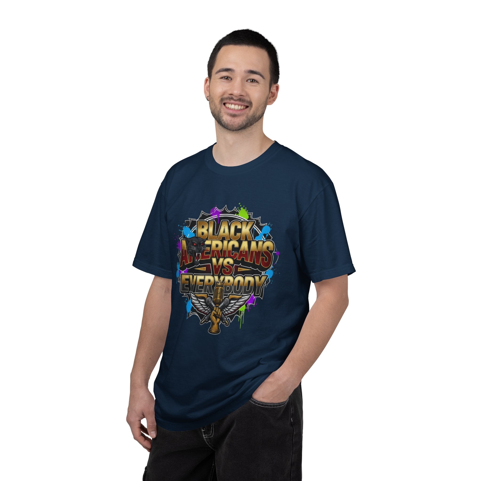 Black Americans vs Everybody T-shirt | Bold Graphic Statement Tee