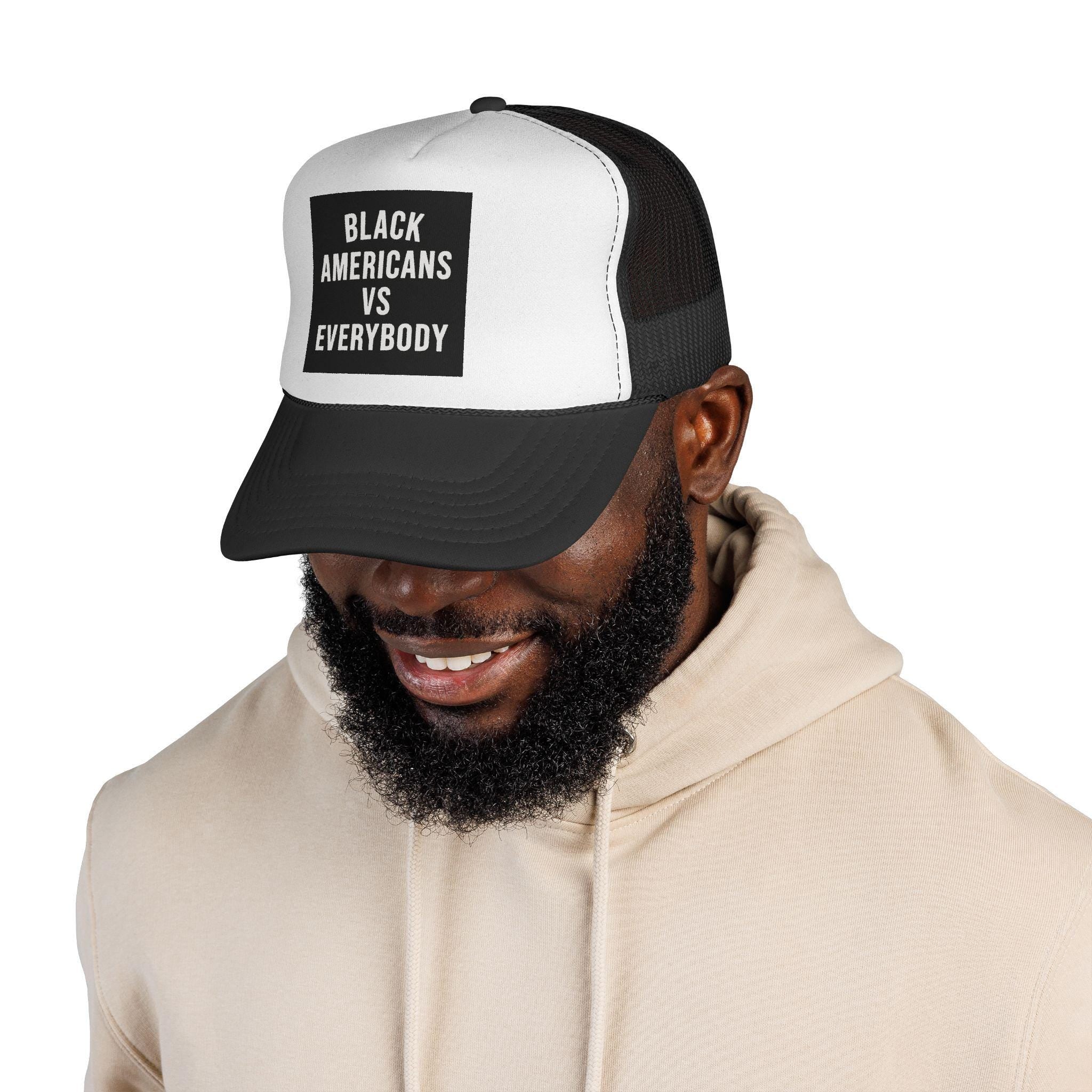 Black Americans vs Everybody Trucker Cap | Statement Mesh Hat