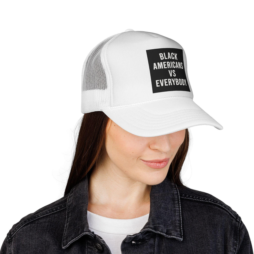 Black Americans vs Everybody Trucker Cap | Statement Mesh Hat
