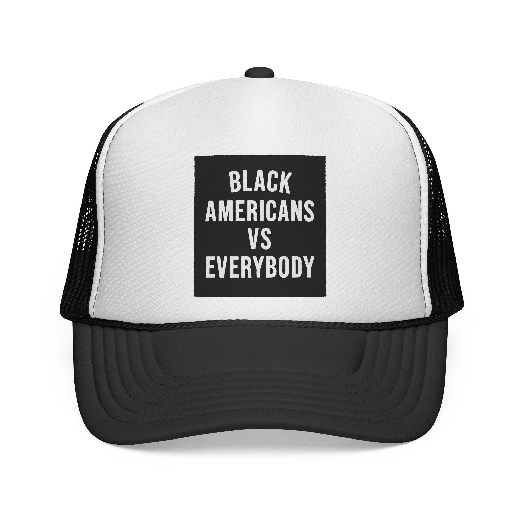 Black Americans vs Everybody Trucker Cap | Statement Mesh Hat