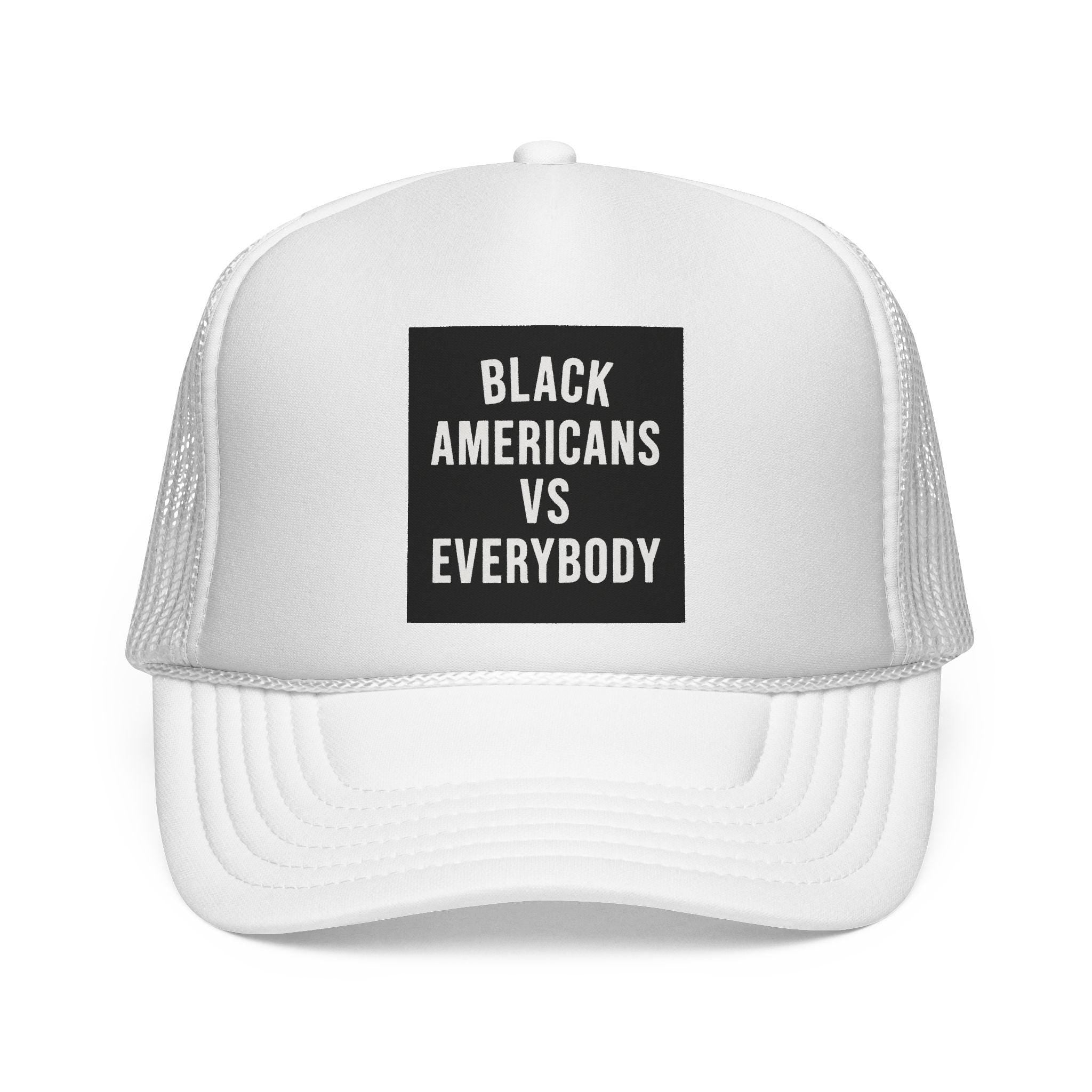 Black Americans vs Everybody Trucker Cap | Statement Mesh Hat