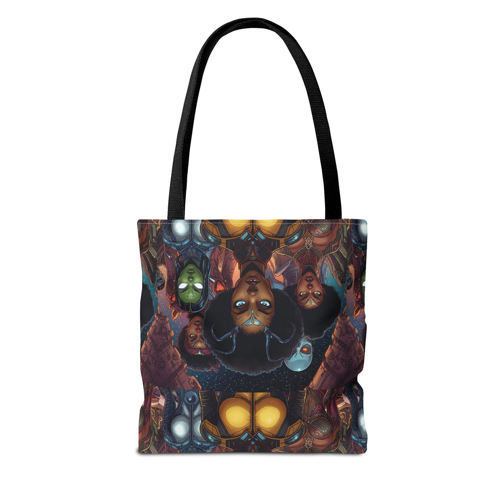 Afrofuturist Women Collage tote bag | All-Over Print