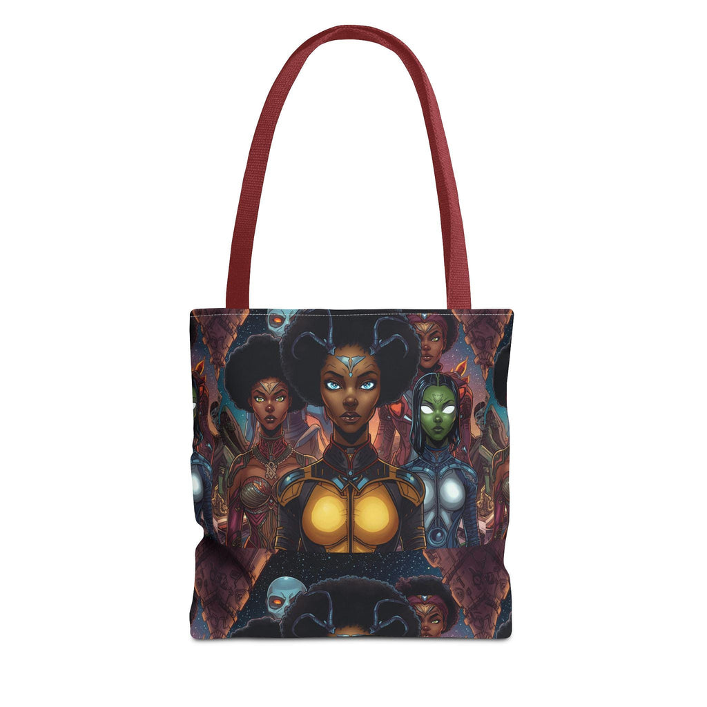 Afrofuturist Women Collage tote bag | All-Over Print