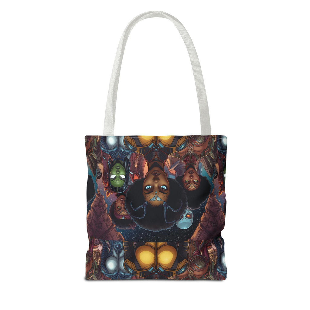 Afrofuturist Women Collage tote bag | All-Over Print