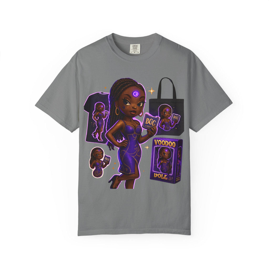 Voodoo Doll Character T-shirt | Black Girl Magic Illustration