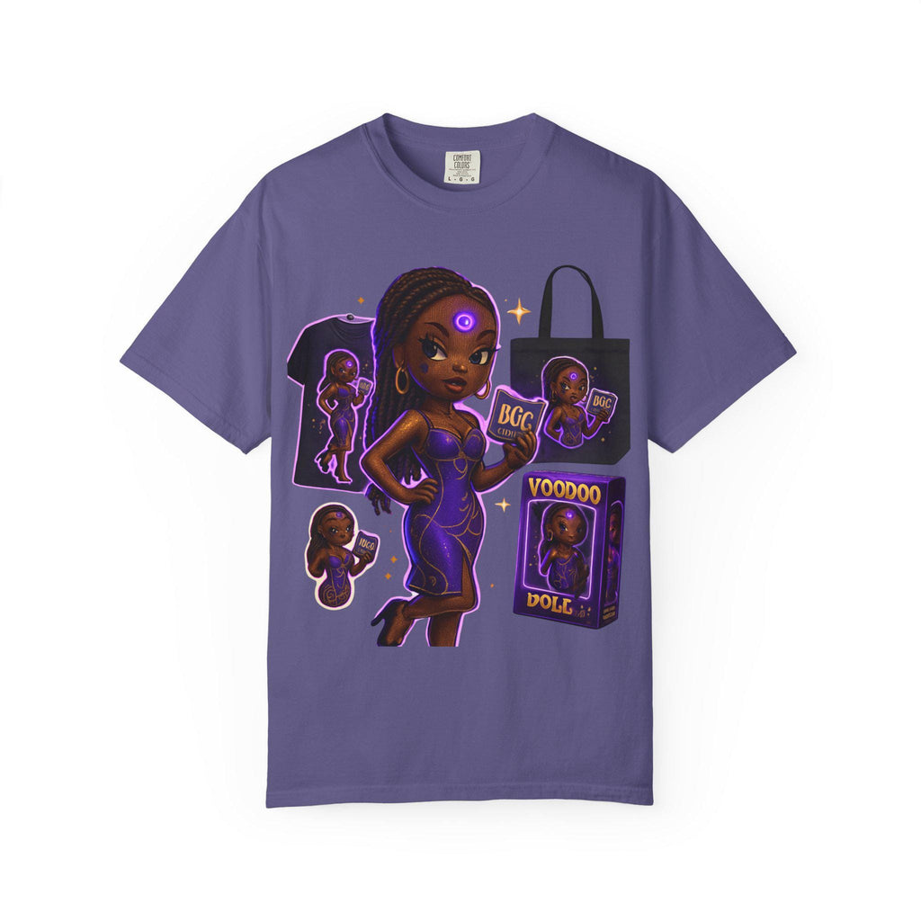 Voodoo Doll Character T-shirt | Black Girl Magic Illustration