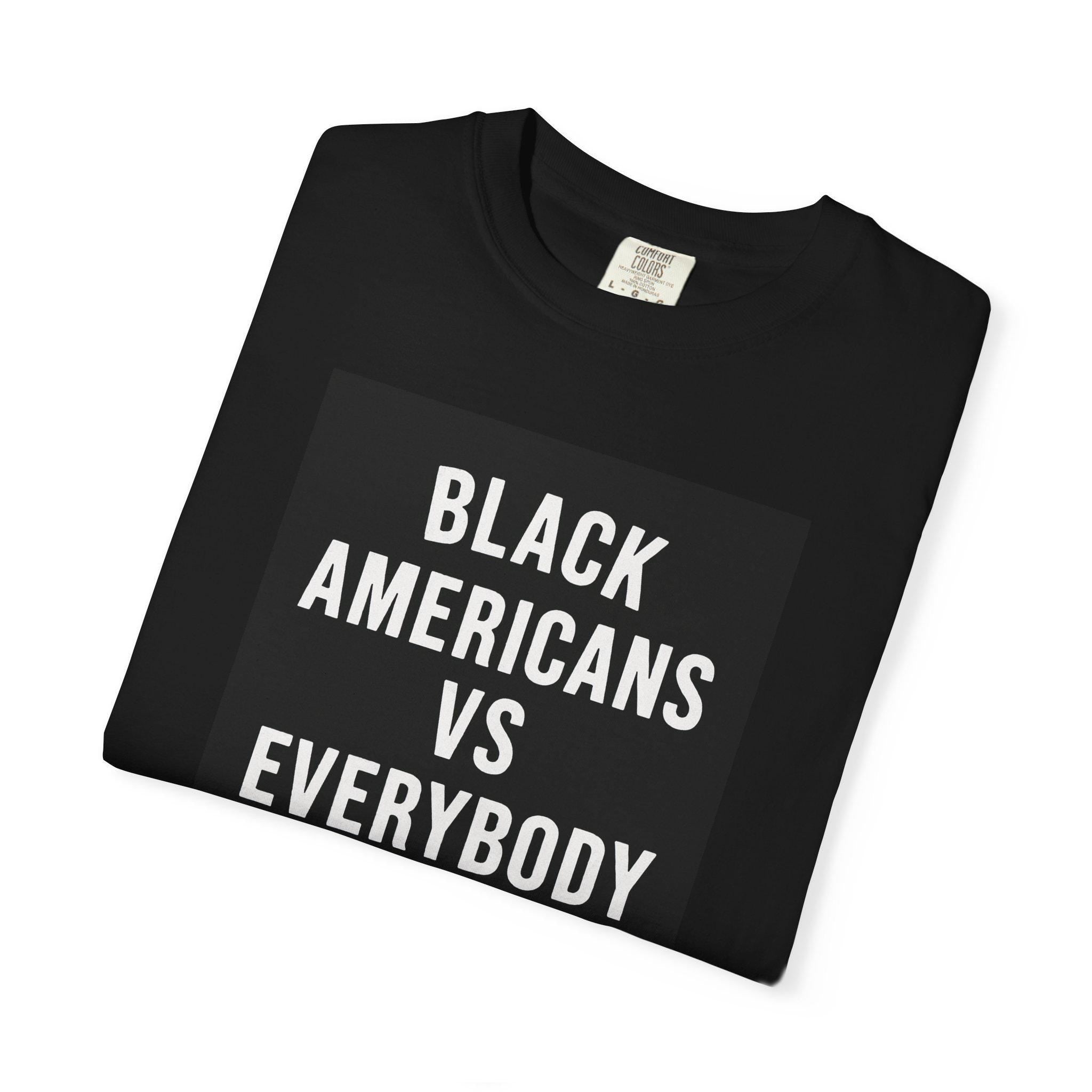 Black Americans vs Everybody T-shirt | Statement Tee, Social Justice Shirt
