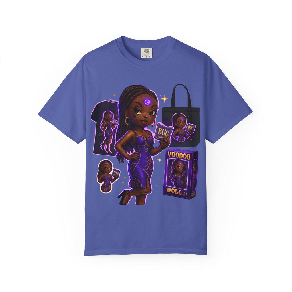 Voodoo Doll Character T-shirt | Black Girl Magic Illustration