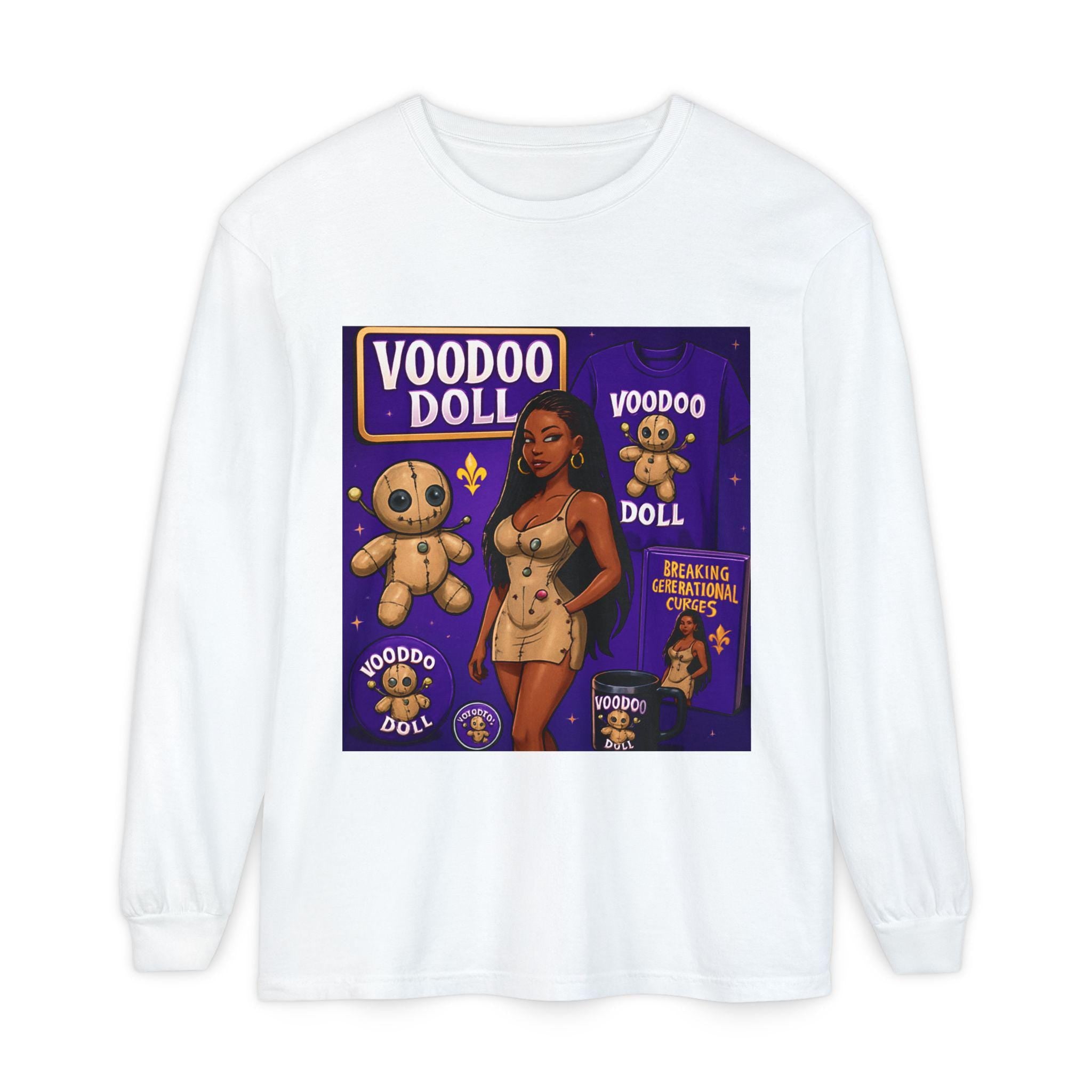 Unisex Garment-dyed Long Sleeve T-Shirt